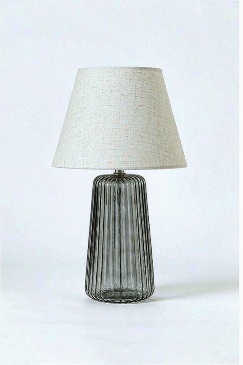 Rill Ribbed Glass Table Lamp